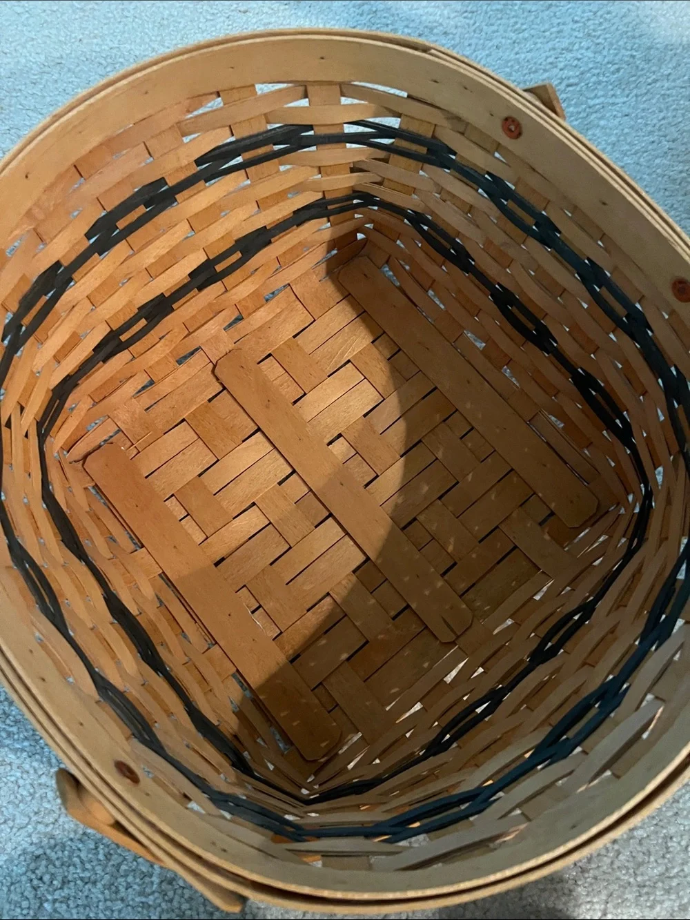 Longaberger Traditions Collection 1996 Basket and Protector